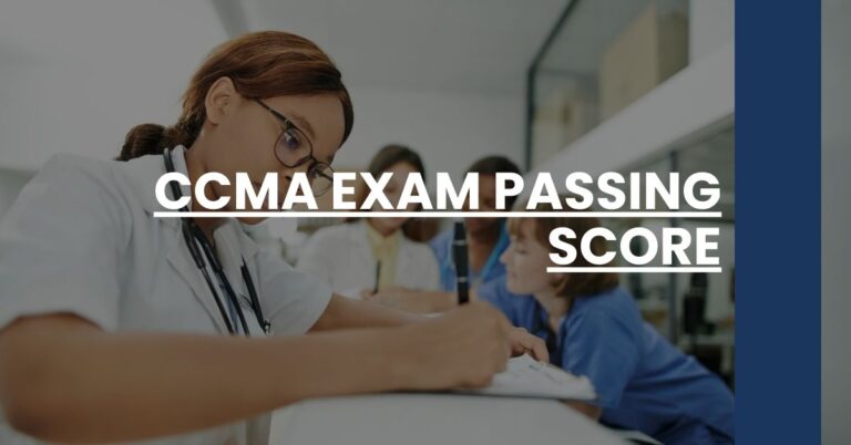 CCMA Exam Passing Score Feature Image