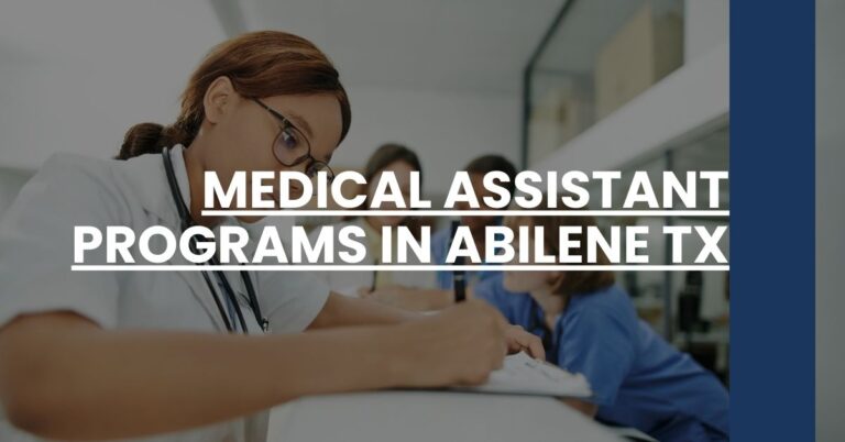 Medical Assistant Programs in Abilene TX Feature Image
