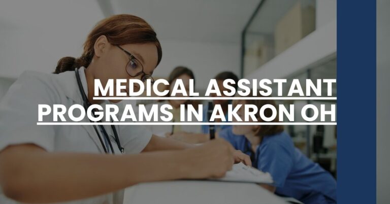 Medical Assistant Programs in Akron OH Feature Image