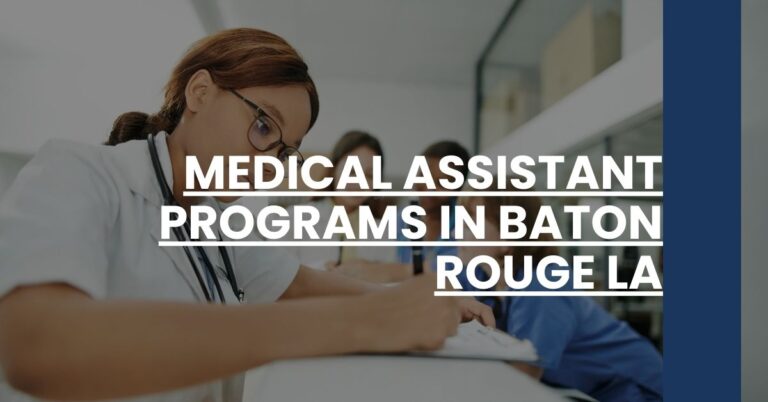 Medical Assistant Programs in Baton Rouge LA Feature Image