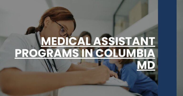 Medical Assistant Programs in Columbia MD Feature Image