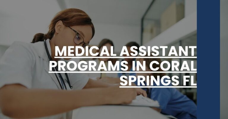 Medical Assistant Programs in Coral Springs FL Feature Image