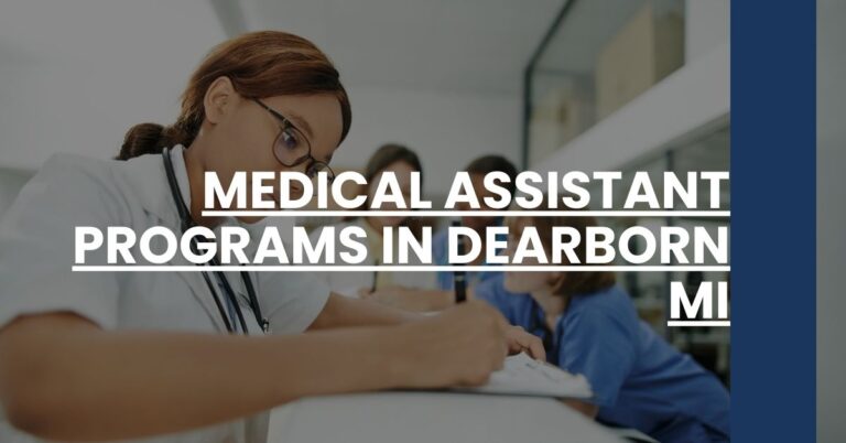 Medical Assistant Programs in Dearborn MI Feature Image