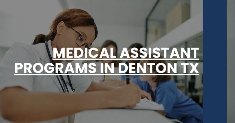 Medical Assistant Programs in Denton TX Feature Image