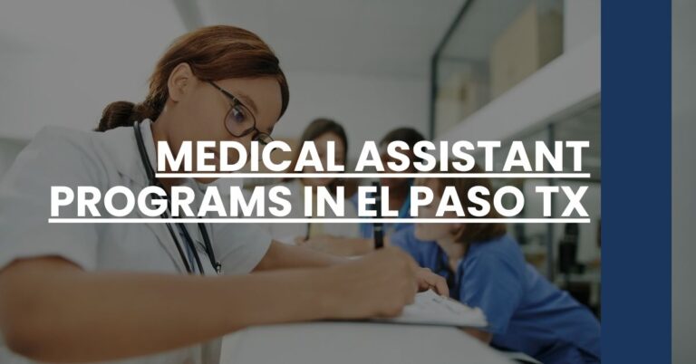 Medical Assistant Programs in El Paso TX Feature Image