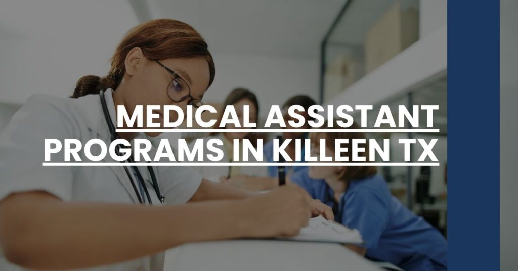 Medical Assistant Programs in Killeen TX Feature Image