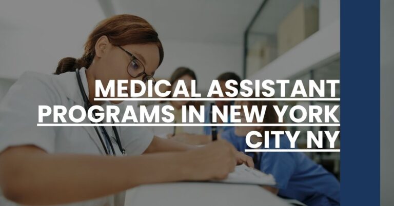 Medical Assistant Programs in New York City NY Feature Image