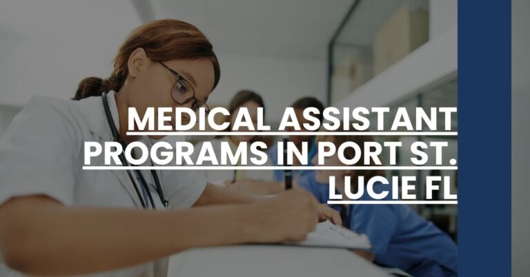 Medical Assistant Programs in Port St. Lucie FL Feature Image