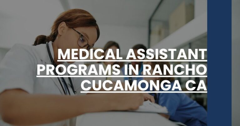Medical Assistant Programs in Rancho Cucamonga CA Feature Image