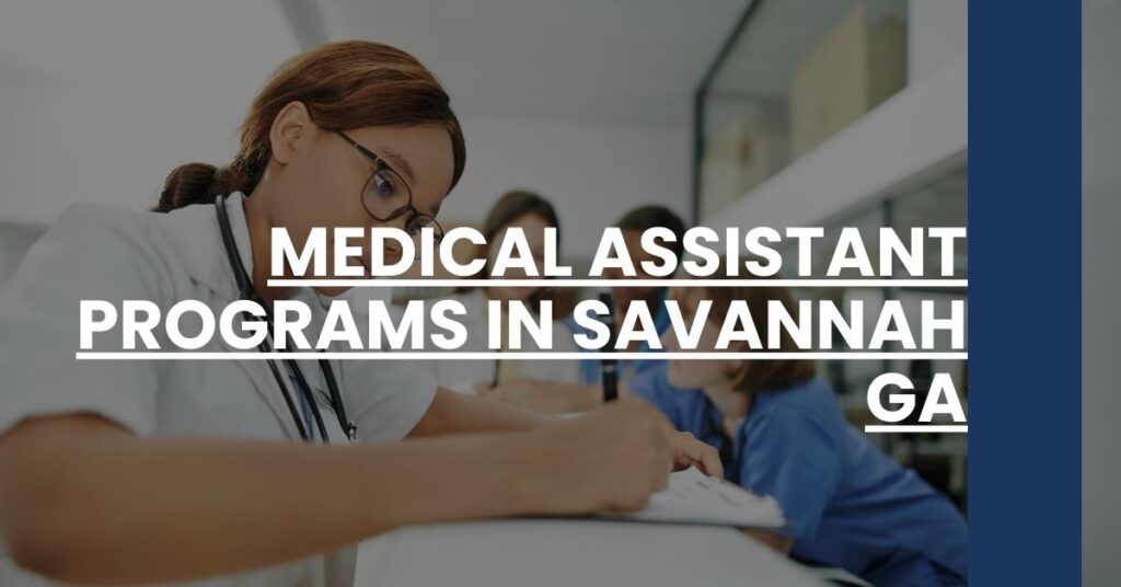 Medical Assistant Programs in Savannah GA Feature Image