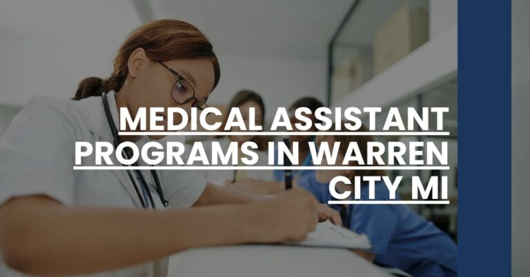 Medical Assistant Programs in Warren city MI Feature Image