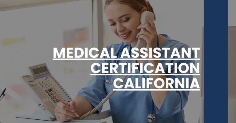 Medical Assistant Certification California Feature Image