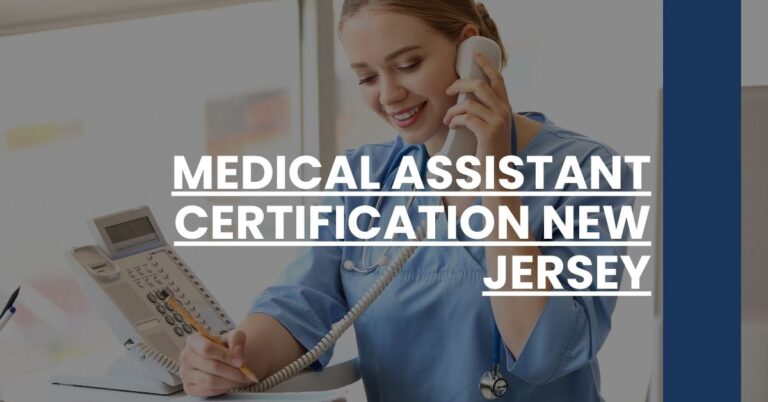 Medical Assistant Certification New Jersey Feature Image